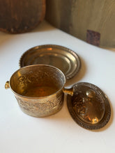 Load image into Gallery viewer, Vintage Ornate Brass Moroccan Tea Caddy