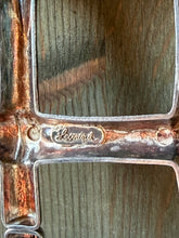 Load image into Gallery viewer, Vintage Silver Plated Expandable Bamboo Trivet