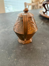 Load image into Gallery viewer, Antique Art Nouveau Embossed Copper Vessel