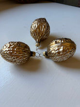 Load image into Gallery viewer, Mercury Glass Walnut Ornament
