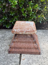 Load image into Gallery viewer, Large Rusted Zinc Square Riser
