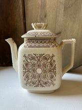 Load image into Gallery viewer, Brown Transferware Teapot
