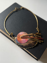 Load image into Gallery viewer, Vintage Brutalist Designer Choker Necklace
