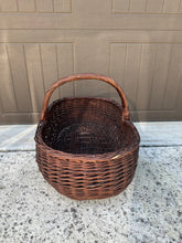 Load image into Gallery viewer, Large Wicker Gathering Basket
