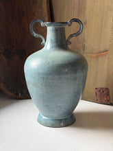 Load image into Gallery viewer, Large Blue Cast Iron Urn
