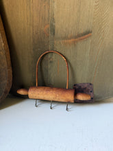 Load image into Gallery viewer, Primitive Mini Rolling Pin Hook
