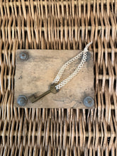 Load image into Gallery viewer, Antique Victorian Wicker Trunk With Skeleton Key
