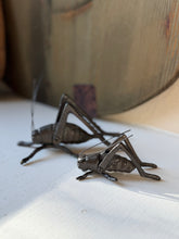 Load image into Gallery viewer, Small Vintage Brass Grasshopper
