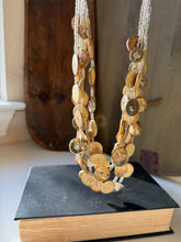 Load image into Gallery viewer, Vintage Beaded Button Necklace
