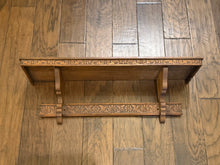 Load image into Gallery viewer, Ornate Wooden Shelf
