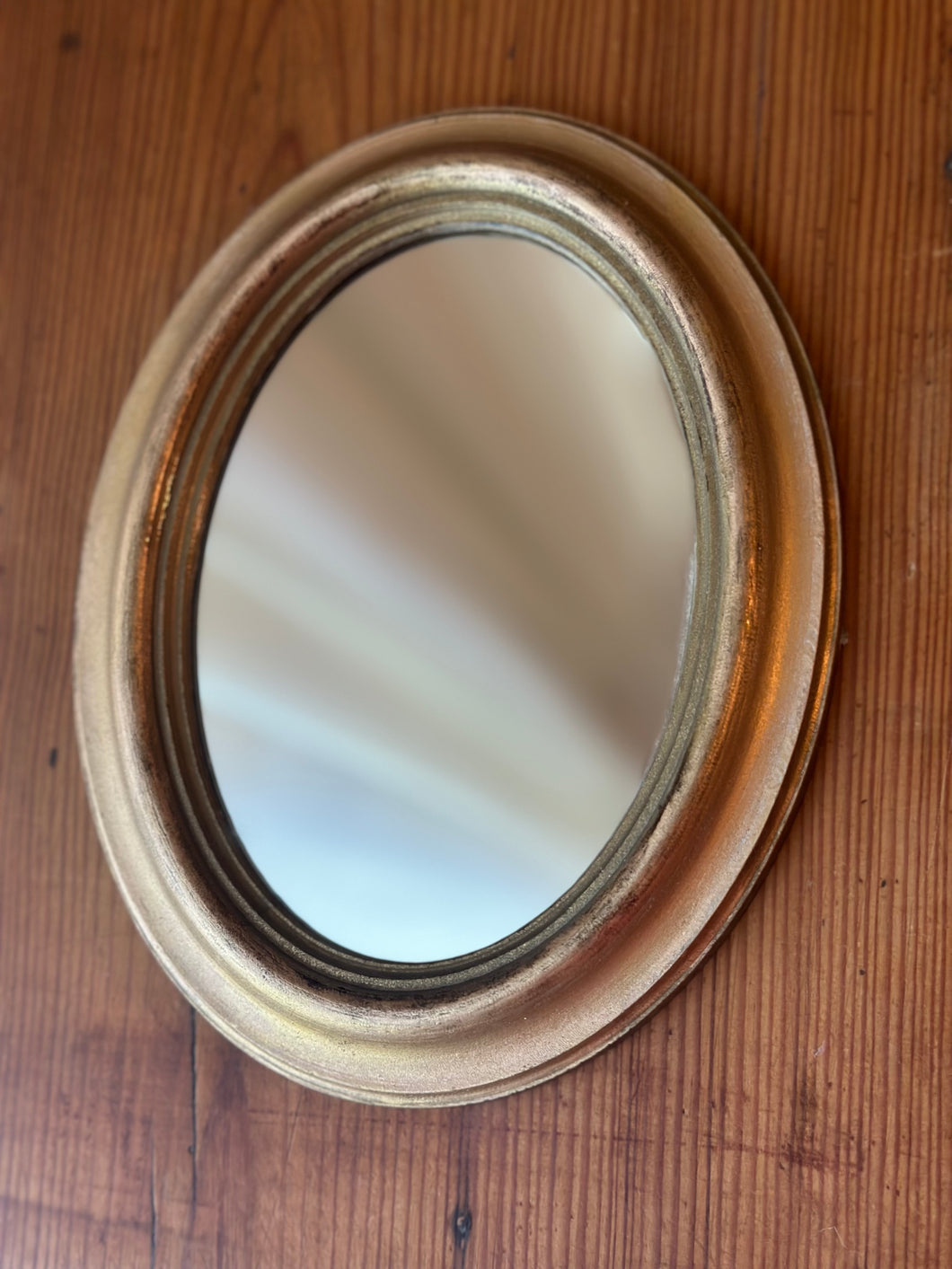 Vintage Italian Oval Mirror