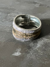 Load image into Gallery viewer, Silver and Gold Metal Cuff

