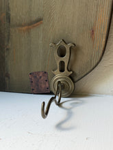 Load image into Gallery viewer, Vintage Brass Valet Hook
