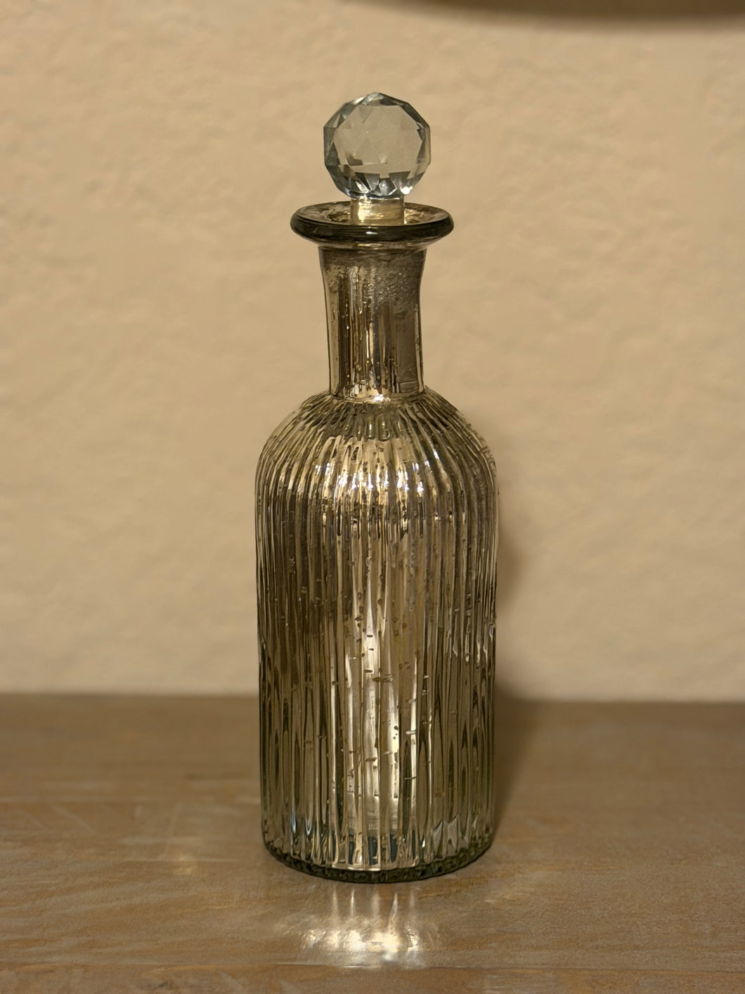 Large Mercury Glass Bottle