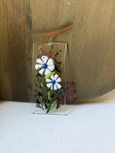 Load image into Gallery viewer, Glass Floral Window Art
