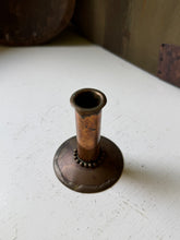 Load image into Gallery viewer, Vintage Artisan Copper Candle Stick Holder
