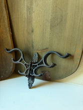 Load image into Gallery viewer, Antique Cast Iron Multi Arm Coat Folding Rack
