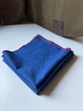 Load image into Gallery viewer, Vintage Blue &amp; Orange Napkin Set
