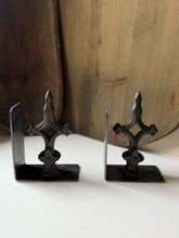 Load image into Gallery viewer, Handforged Wrought Iron Fleur De Lis Bookend
