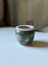 Load image into Gallery viewer, Tiny Green Chinoiserie Pot
