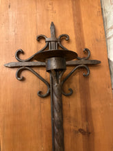 Load image into Gallery viewer, Iron Cross Candle Holder
