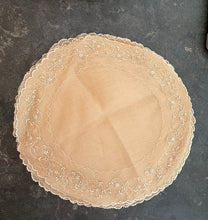 Load image into Gallery viewer, Vintage Chiffon Embroidered Placement Set
