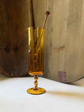 Load image into Gallery viewer, MCM Empoli Amber Cocktail Mixer &amp; Rod
