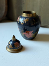 Load image into Gallery viewer, Blue Cloisonne Ginger Urn

