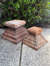 Load image into Gallery viewer, Small Rusted Zinc Square Riser
