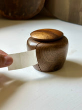 Load image into Gallery viewer, Myrtle wood Stamp Dispenser
