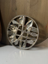 Load image into Gallery viewer, Silver Plated Utensil Trivet
