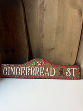 Load image into Gallery viewer, Gingerbread Street Sign
