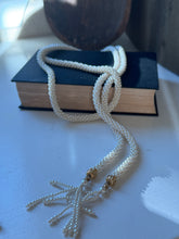 Load image into Gallery viewer, Vintage Pearl Lariat Necklace
