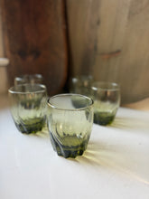 Load image into Gallery viewer, MCM Anchor Hocking Ivy Swirl Low Ball Glass Set
