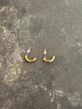 Load image into Gallery viewer, Multicolored Rainbow Hoop Earrings
