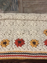 Load image into Gallery viewer, Handmade Vintage Fall Crocheted Blanket

