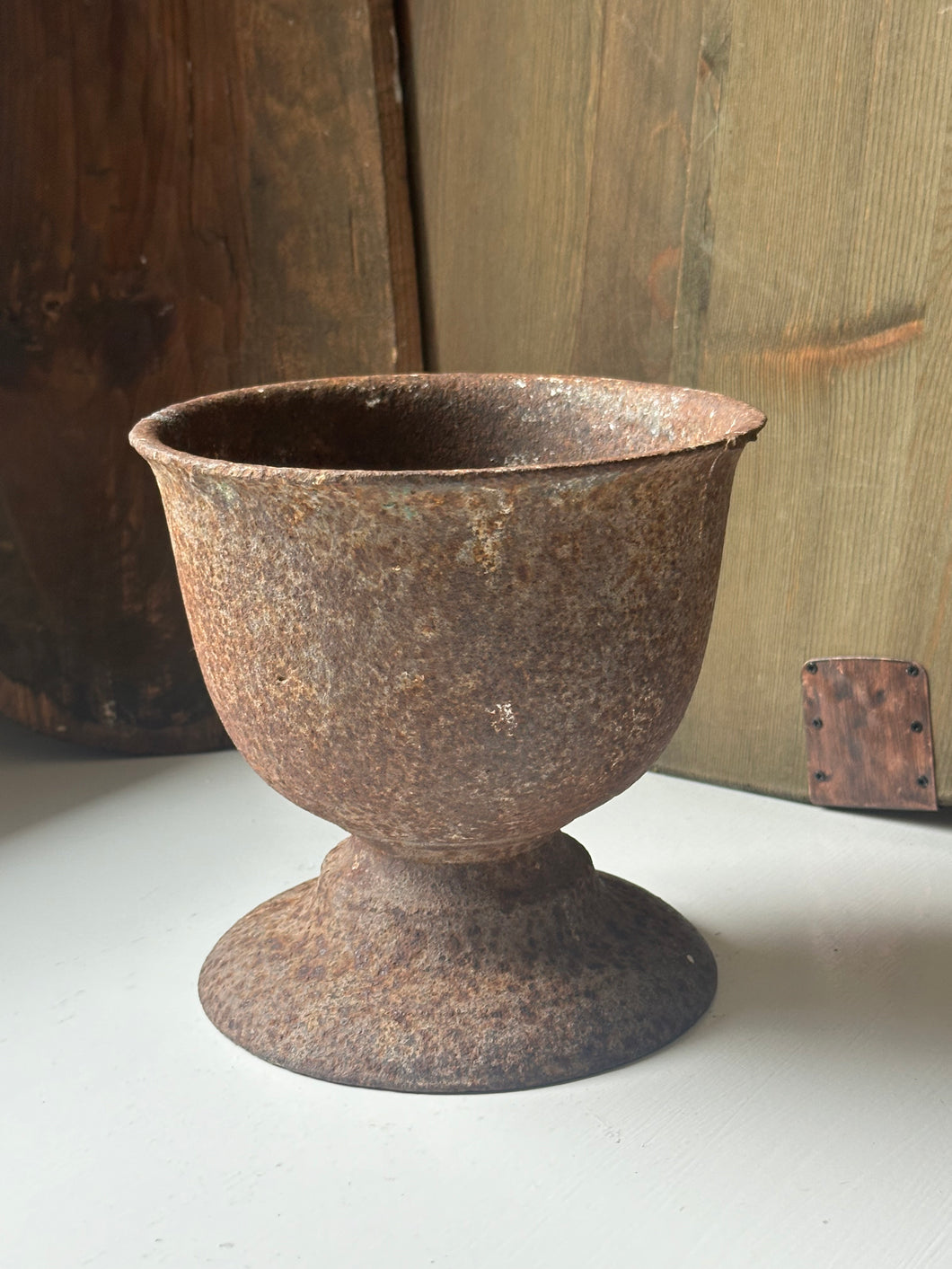 Antique Apothecary Cast Iron Mortar