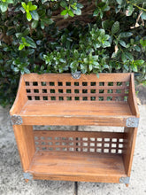 Load image into Gallery viewer, Wooden Lattice Shelf
