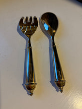 Load image into Gallery viewer, Silver Plate Towle Utensil Pair
