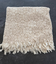 Load image into Gallery viewer, Large Handmade Crocheted Table Cloth &amp; Bed Cover
