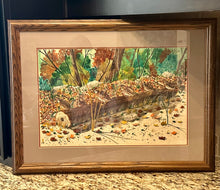 Load image into Gallery viewer, &#39;Bobwhite Quail On A Log&#39; Watercolor
