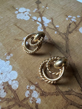 Load image into Gallery viewer, Vintage Rope Twist Earrings

