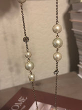 Load image into Gallery viewer, J. Crew Pearl &amp; Rhinestone Necklace
