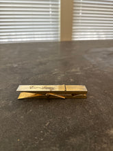 Load image into Gallery viewer, MCM Brass Clothespin Paper Clip
