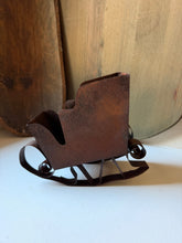 Load image into Gallery viewer, Rusty Metal Christmas Sleigh
