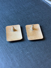 Load image into Gallery viewer, Quilted Enamel Earrings
