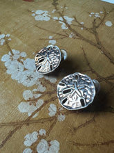 Load image into Gallery viewer, Vintage Two Tone Sand Dollar Earrings
