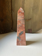 Load image into Gallery viewer, Decorative Pink Marble Obelisk
