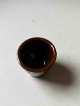 Load image into Gallery viewer, Brown Glazed Stoneware Pinch Pot
