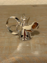 Load image into Gallery viewer, Silver Plated Angel Napkin Holder Set
